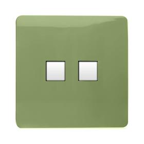 ART-TLP+PCMG  Telephone & PC Ethernet Moss Green